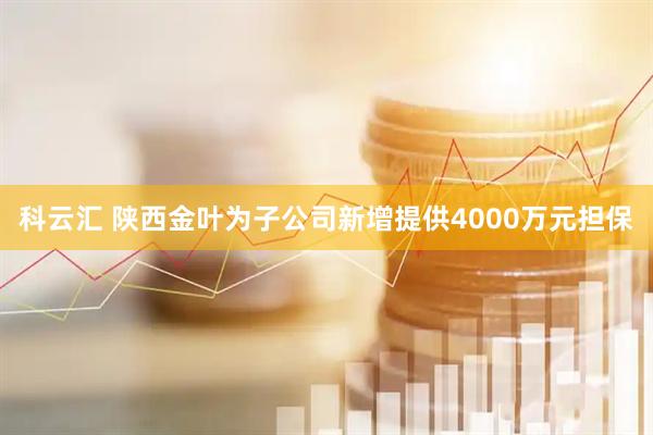 科云汇 陕西金叶为子公司新增提供4000万元担保