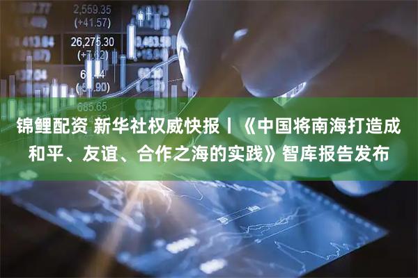 锦鲤配资 新华社权威快报丨《中国将南海打造成和平、友谊、合作之海的实践》智库报告发布