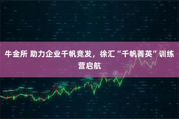 牛金所 助力企业千帆竞发，徐汇“千帆菁英”训练营启航
