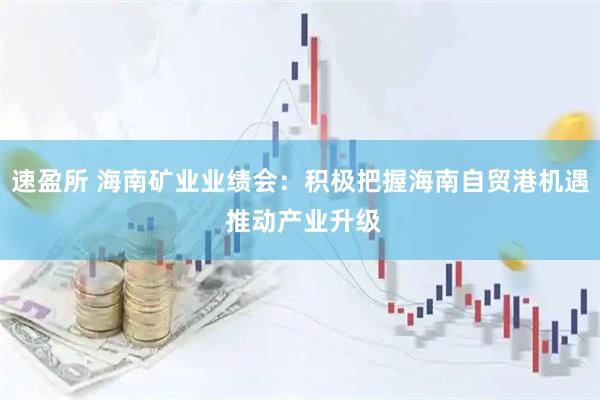 速盈所 海南矿业业绩会：积极把握海南自贸港机遇 推动产业升级