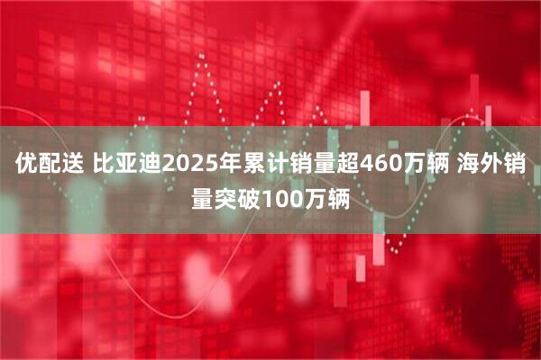 优配送 比亚迪2025年累计销量超460万辆 海外销量突破100万辆